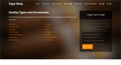 Desktop Screenshot of cigarshop.co.nz