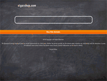 Tablet Screenshot of cigarshop.com