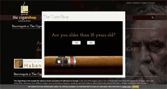 Desktop Screenshot of cigarshop.ad