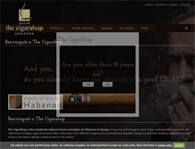 Tablet Screenshot of cigarshop.ad